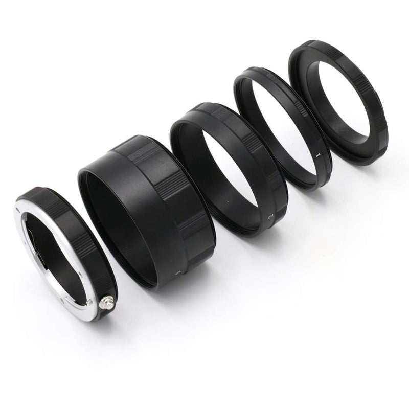 Amopofo NEX Extension Tube Macro Ring,Compatible with E-Mount Camera NEX-3 NEX-5N NEX-C3 NEX-5C Nex-7 A5100 A6000 A6300 A6500 A7 A7R A7RII A7M A7s - Image 1